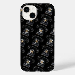 Vintages Black Rotary Phone Case-Mate iPhone 14 Hülle