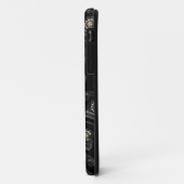Vintages Black Rotary Phone Case-Mate iPhone Hülle (Hinten/Links)