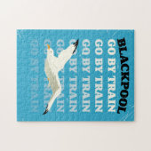 Vintages Blackpool-Strandposter Puzzle (Horizontal)