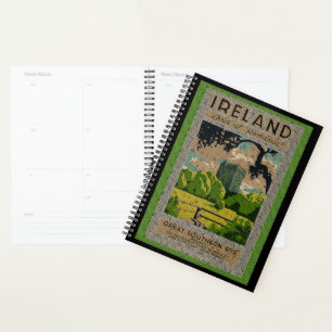 Vintages Blarney Castle Travel Poster Planer