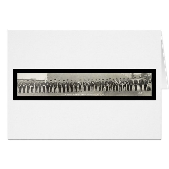 Vintages Blaskapelle OH-Foto 1917 (Vorderseite (Horizontal))
