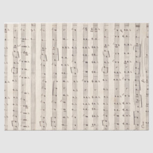 Vintages Blatt-Musikpapier für Decoupage Seidenpapier