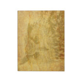 Vintages Blatt Notizblock (Rotiert)
