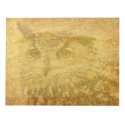 Vintages Blatt Notizblock (Vorderseite)