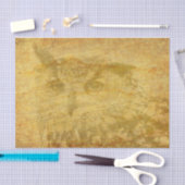 Vintages Blatt Seidenpapier (Handwerk)