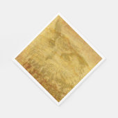 Vintages Blatt Serviette (Ecke)