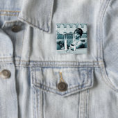 Vintages Blau Button (Beispiel)
