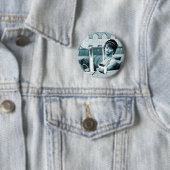 Vintages Blau Button (Beispiel)