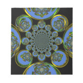 Vintages Blau Notizblock (Vorderseite)