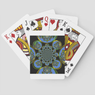 Vintages Blau Spielkarten