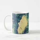Vintages Blaue Ozeanwache Kaffeetasse (Links)