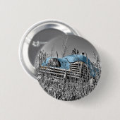 Vintages blaues Auto Button (Vorne & Hinten)