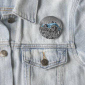 Vintages blaues Auto Button (Beispiel)