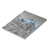 Vintages blaues Auto Notizblock (Rotiert)