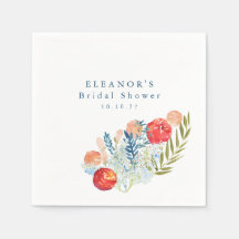 Vintages blaues Brautparty