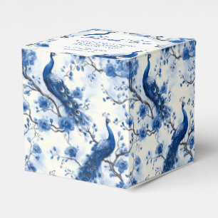 Vintages Blaues Französisches Chinoisy Geschenkschachtel