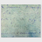 Vintages blaues französisches geschenkpapier (Flach)