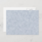 Vintages blaues graues Pergament Textur Postkarte (Vorne/Hinten)