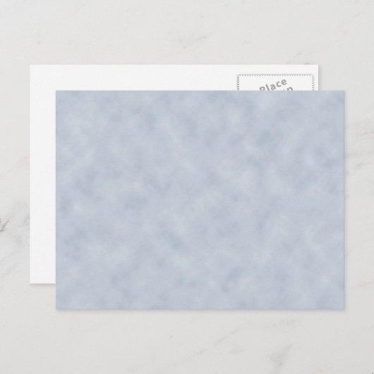 Vintages blaues graues Pergament Textur Postkarte (Vorne/Hinten)