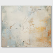 Vintages blaues Grunge-Muster Geschenkpapier (Flach)