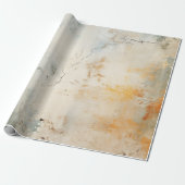 Vintages blaues Grunge-Muster Geschenkpapier (Ungerollt)