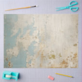 Vintages blaues Grunge-Muster Seidenpapier (Basteln)