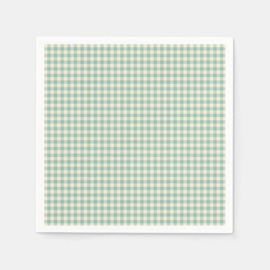 Vintages blaues Karton Serviette (Vorderseite)