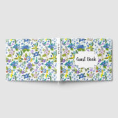 Vintages blaues Land Gästebuch (Voll)