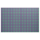Vintages Blaues/Rosa-/weißeskariertes mit 7 Stoff (Yard (91,4 cm))