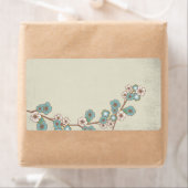 Vintages blaues Sakura-Blume (Insitu)