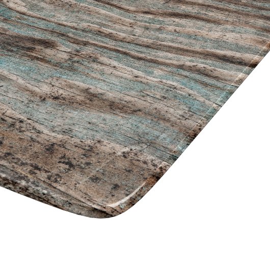 Vintages Blauholz Schneidebrett (Ecke)