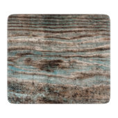 Vintages Blauholz Schneidebrett (Vorderseite)