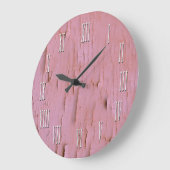 Vintages Blick-Rosa beunruhigte Uhr (Winkel)