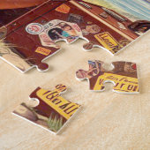 Vintages Blonde-Button Puzzle (Seite)