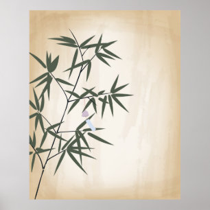 Vintages Blossom, Blume Poster