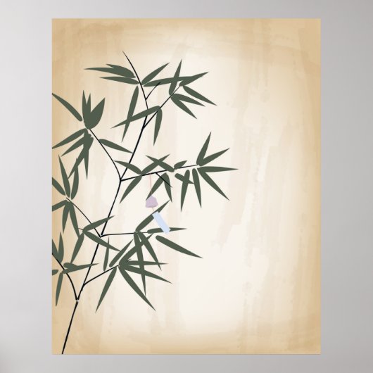 Vintages Blossom, Blume Poster (Vorne)