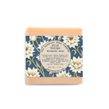 Vintages Blue and Creme Floral Soap Band