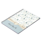 Vintages Blue Bells Hochzeitsgast-Notebook Notizblock (Linke Seite)