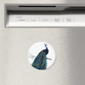 Vintages Blue Elegante Magnet (In Situ (Geschirrspüler))