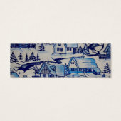 Vintages Blue Weihnachtsdorf (Rückseite)