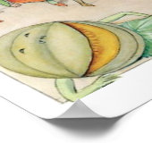 Vintages Blume Festival von Elsa Beskow Poster (Ecke)