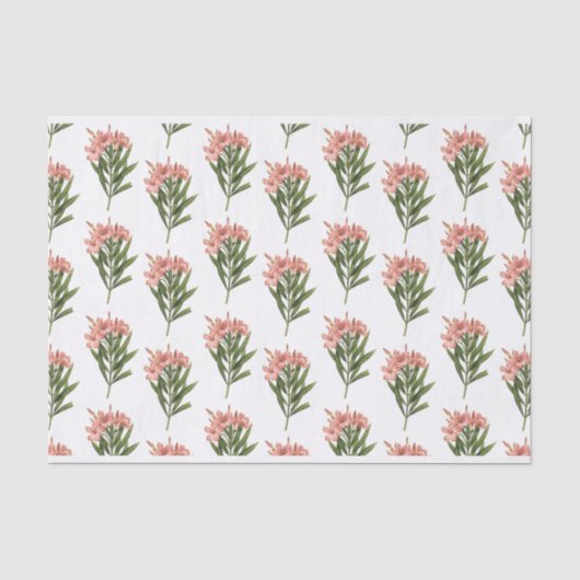 Vintages Blume-Papierpapier 3 Seidenpapier (Vorderseite)