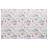 Vintages Blumen-Garten-Regenbogen-Schmetterling Stoff (Fat Quarter (45,7 x 55,9 cm))