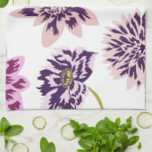 Vintages Blumen Geschirrtuch (Gefaltet)
