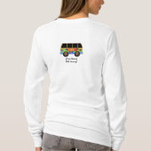 Vintages Blumen-Kindernostalgie-T-Shirt T-Shirt (Rückseite)