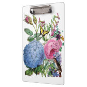 Vintages Blumen-Klipp-Brett Klemmbrett (Links)