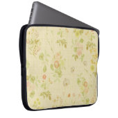 Vintages Blumen Laptopschutzhülle (Vorne Rechts)