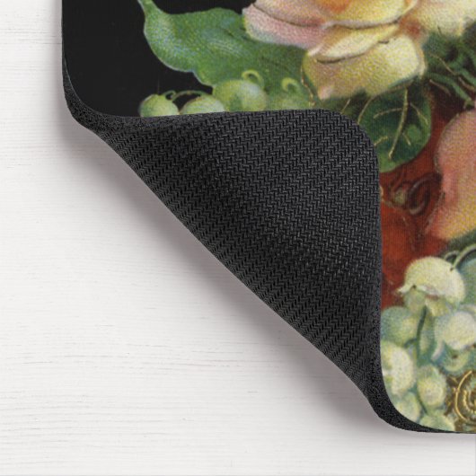 Vintages Blumen Mousepad (Ecke)