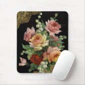 Vintages Blumen Mousepad (Mit Mouse)