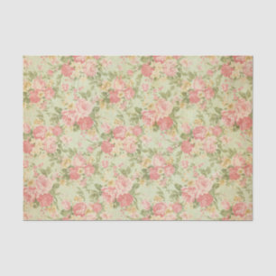 Vintages Blumen Seidenpapier